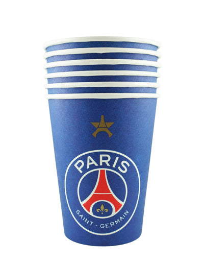 6 Vasos de cartón PSG™ 25 cl