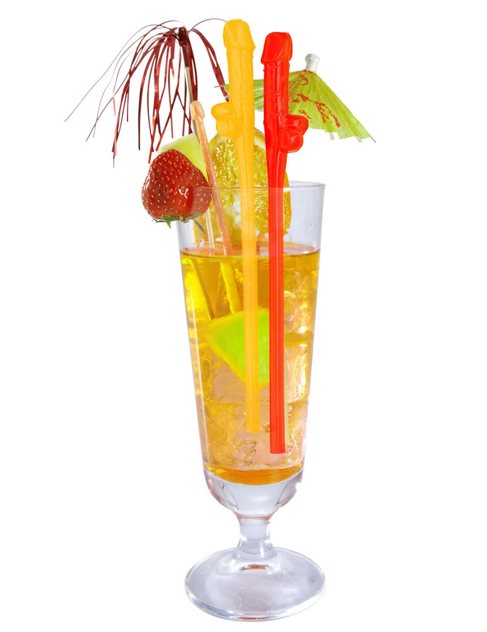 pajitas coquetas para adulto multicolores