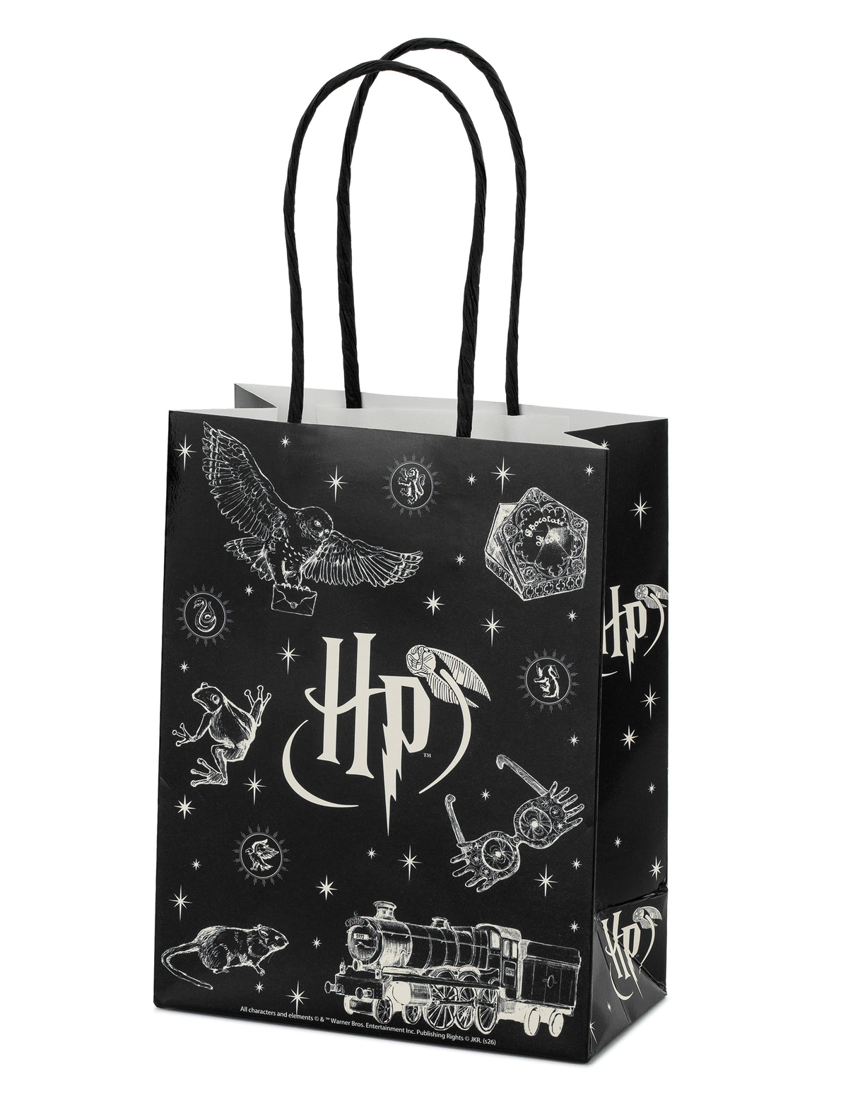 6 Bolsas de regalo de papel Harry Potter™ 12 x 15 cm