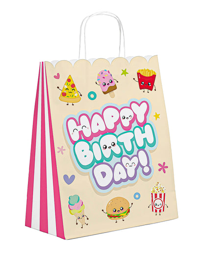 6 Bolsas de regalo de papel Kawaï Party
