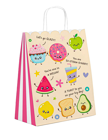 6 Bolsas de regalo de papel Kawaï Party
