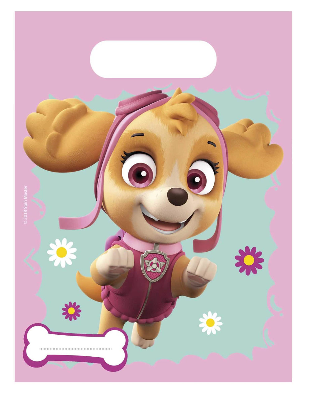 bolsas de regalo La Patrulla Canina Stella y Everest para niño rosa y azul con Stella