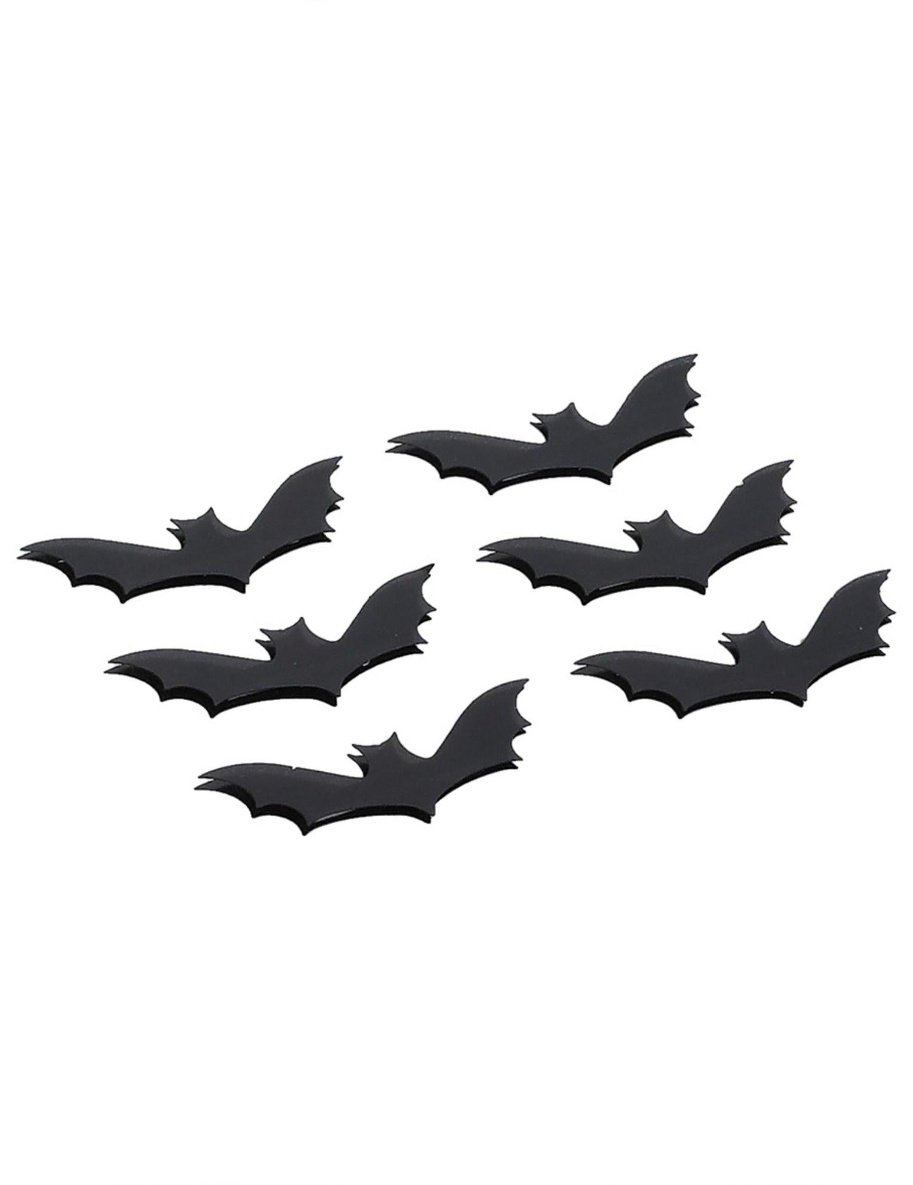 Vue rapprochée des 6 stickers pour peau chauve-souris