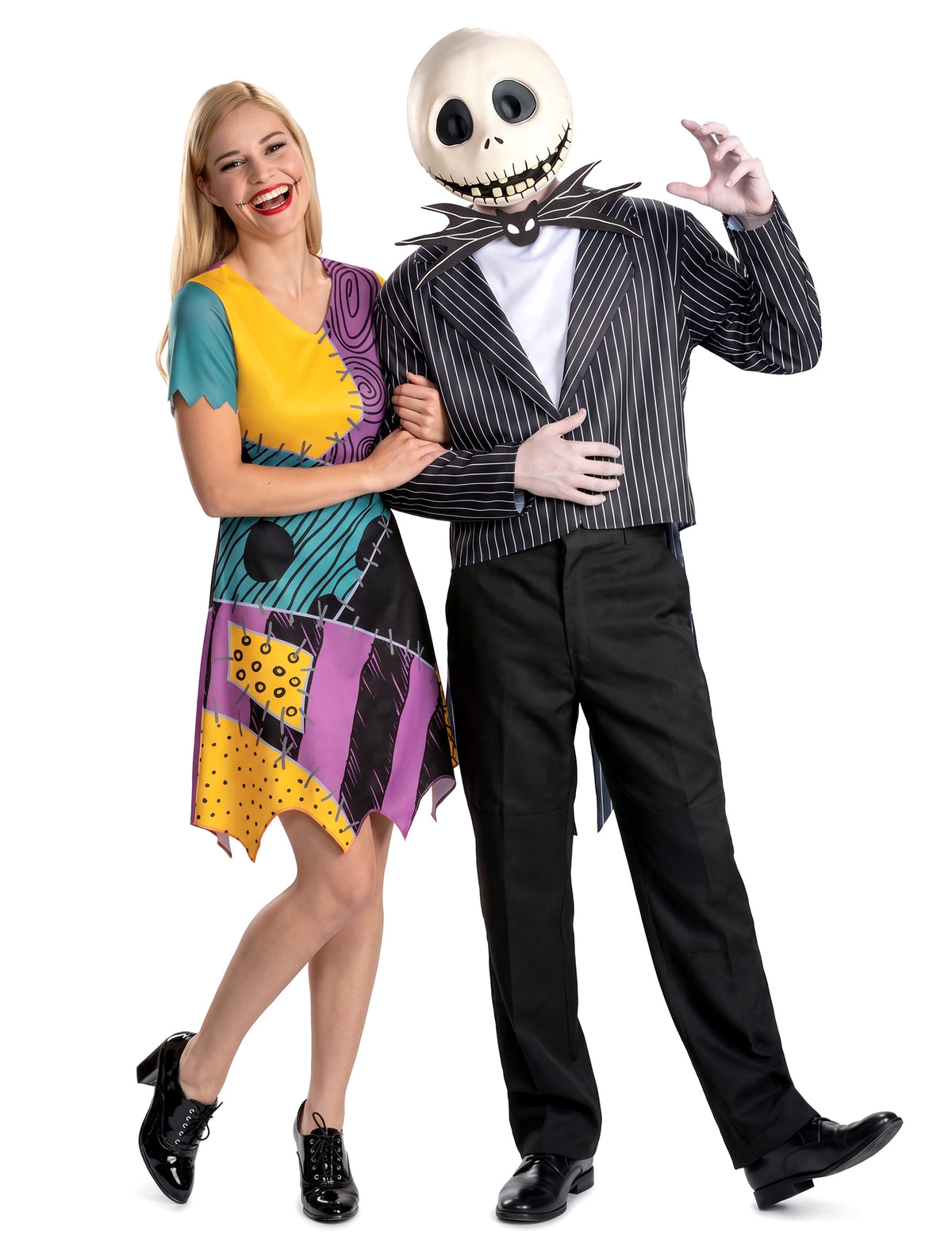 Disfraz de pareja Jack y Sally Pesadilla antes de Navidad™ para adulto