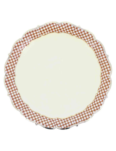 8 Platos de cartón Cottage Living 23 cm