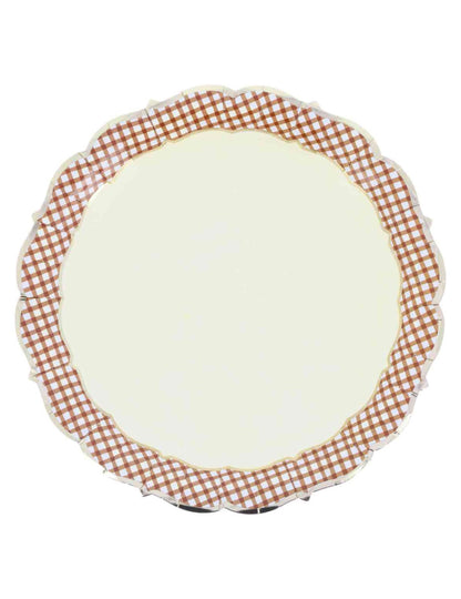 8 Platos de cartón Cottage Living 23 cm