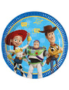 8 Platos de cartón Toy Story 5™ 23 cm
