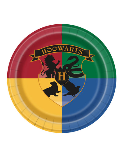 8 Platos Harry Potter™ Casas 23 cm