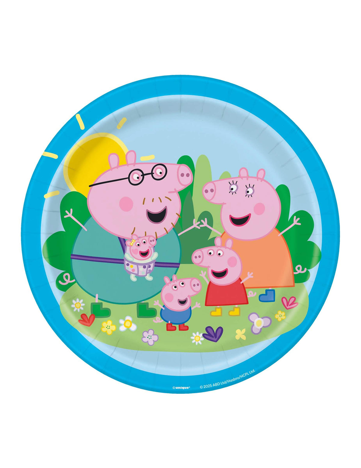 8 Platos Peppa Pig™ 23 cm