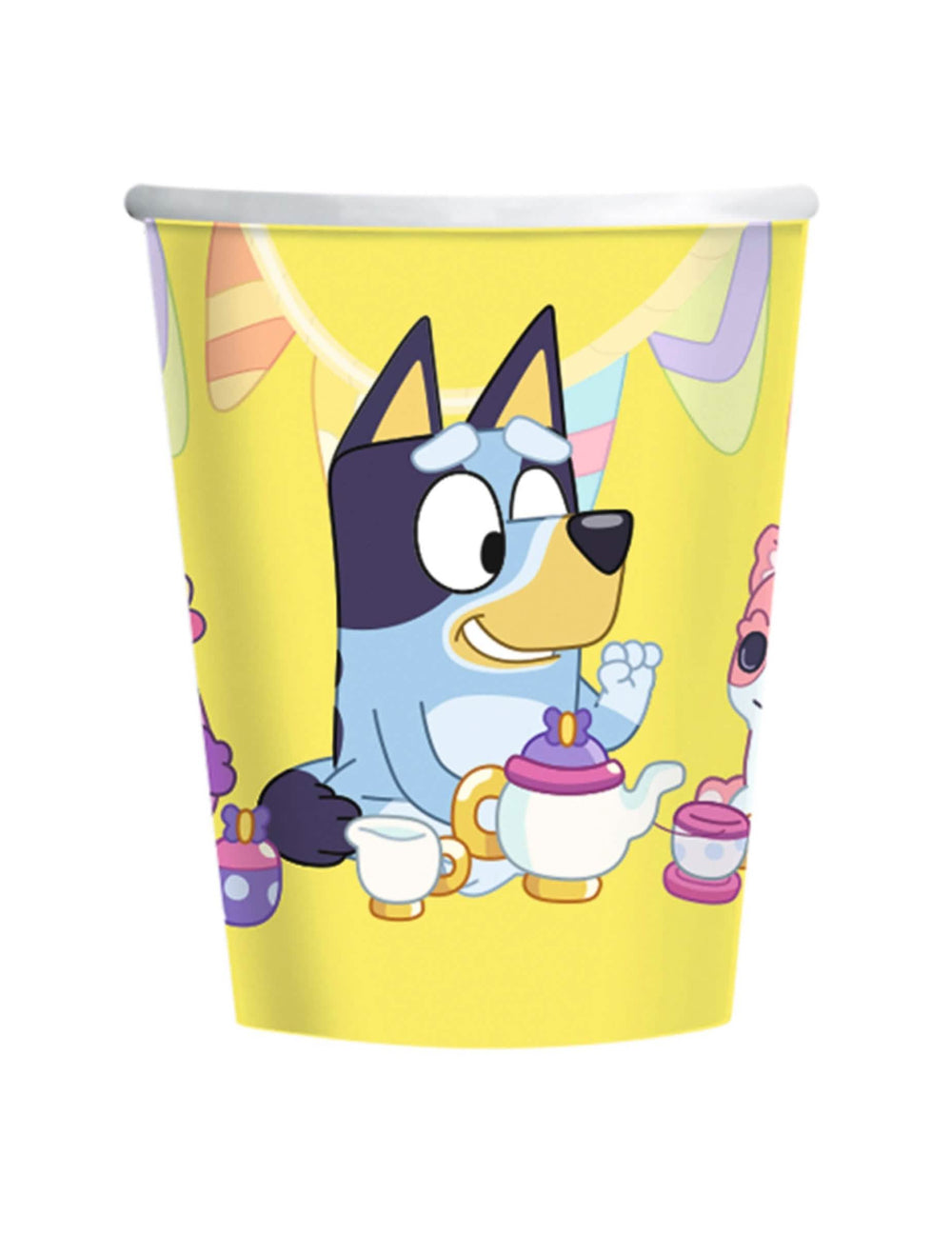 Gobelets en carton Bluey pour enfant jaune