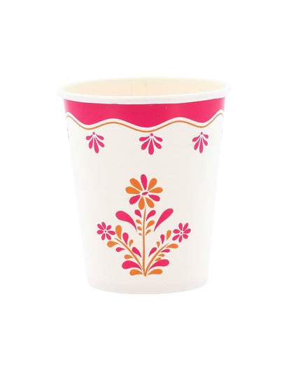 8 vasos de cartón Pink Limonade 255 ml