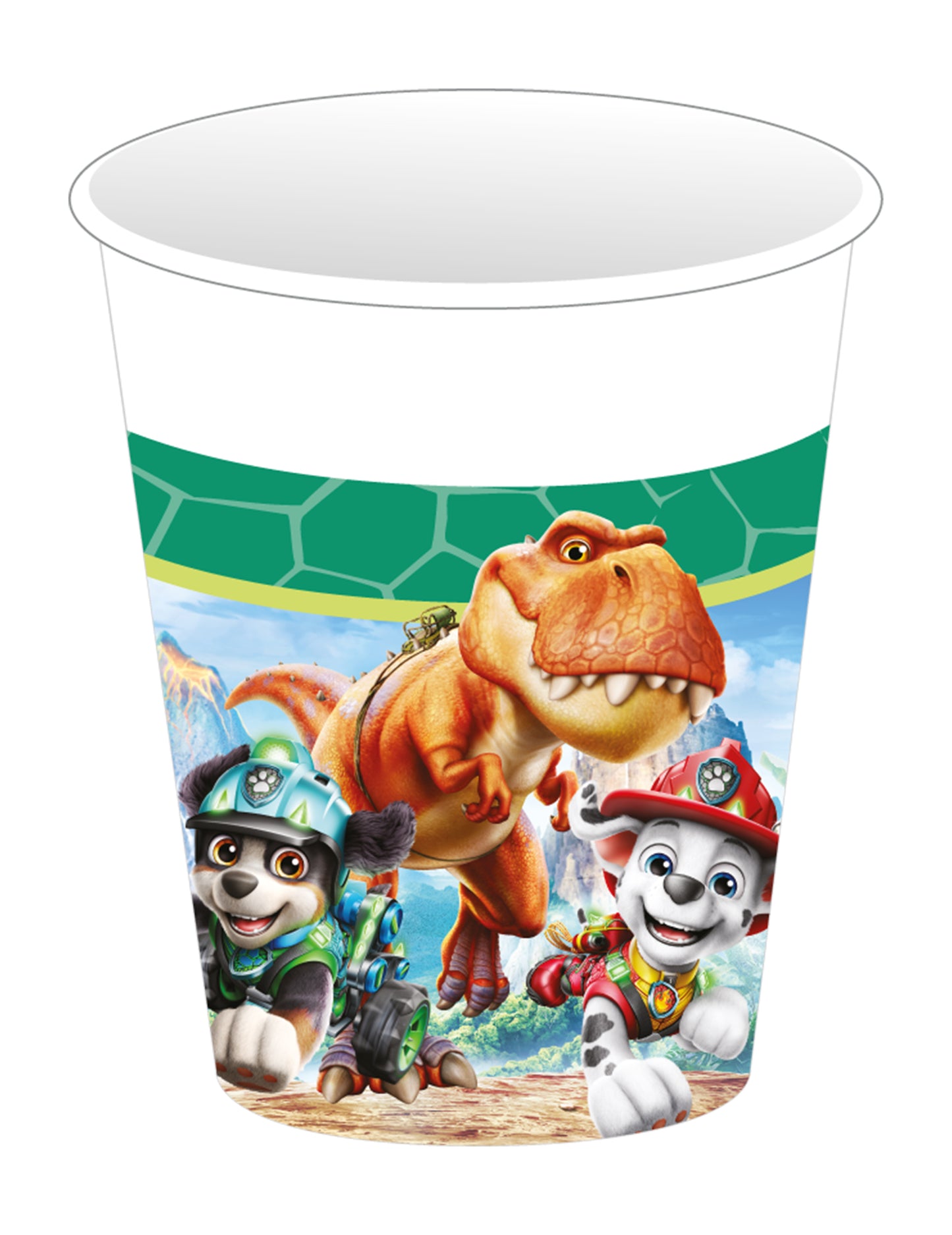 8 Vasos de cartón Patrulla Canina™ Dino Movie 200 ml