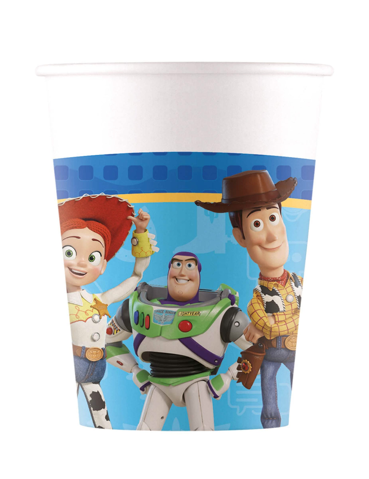 8 Vasos de cartón Toy Story 5™ 200 ml
