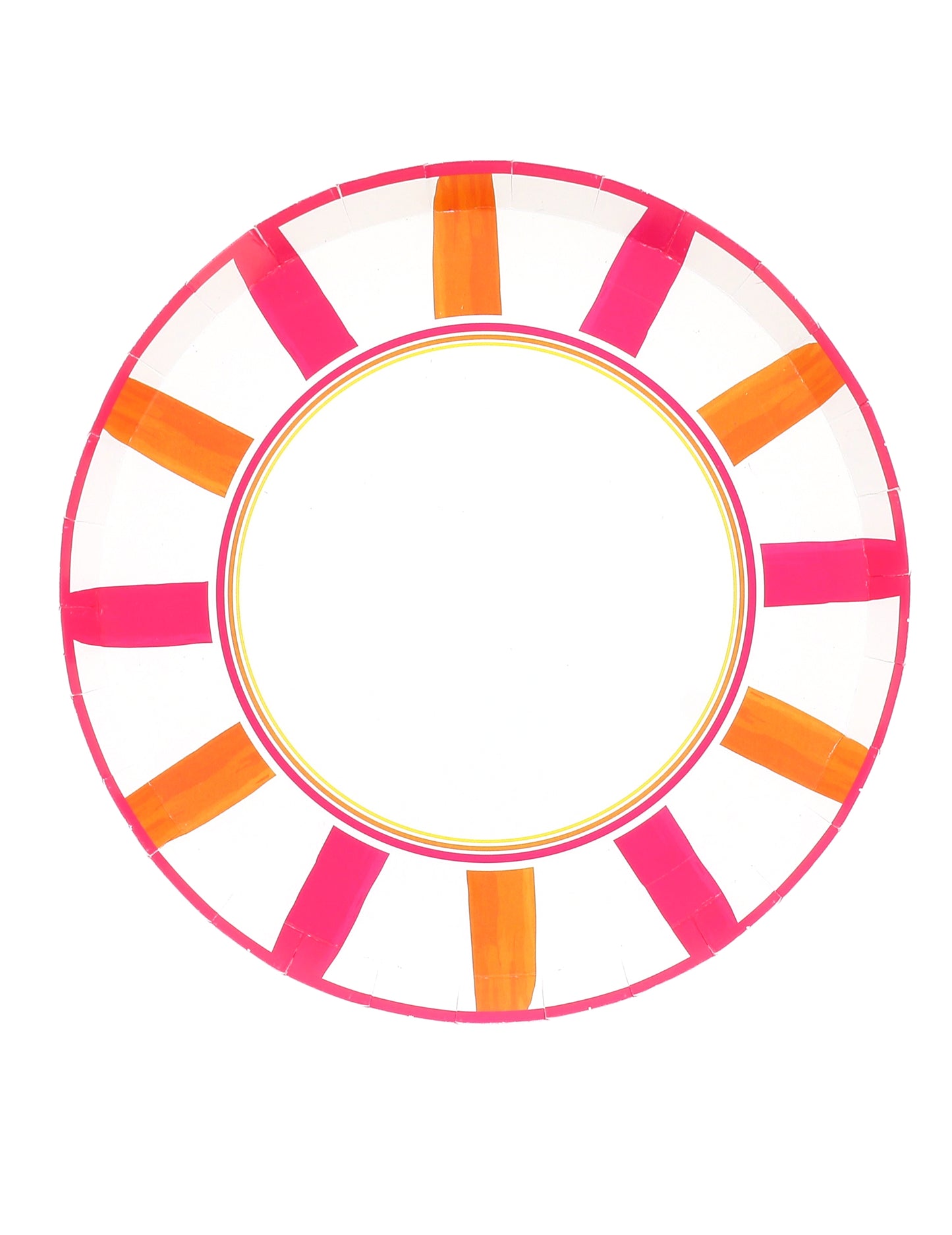 8 platos pequeños de cartón Pink Limonade 18 cm