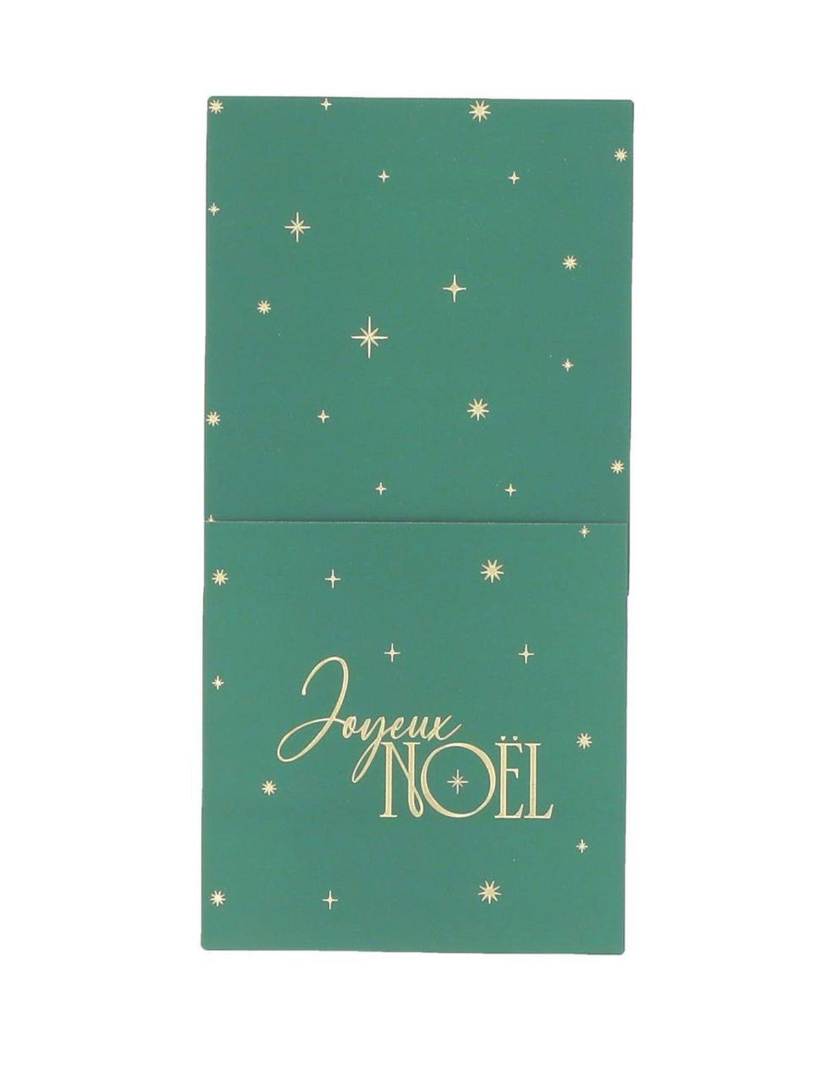 8 portacubiertos Feliz Navidad atemporal verde inglés y oro 10 x 20 cm