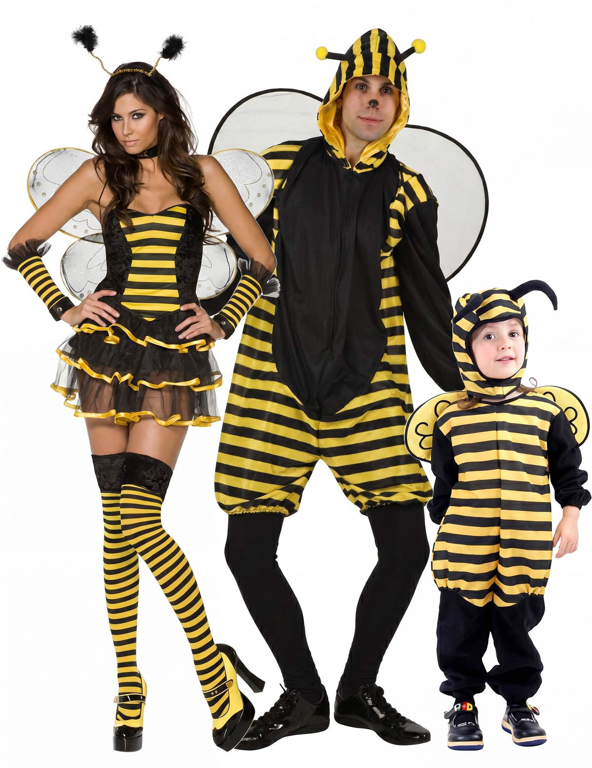 Disfraz de familia abeja