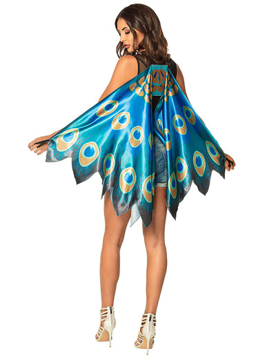 Alas de pavo real 155 cm adulto