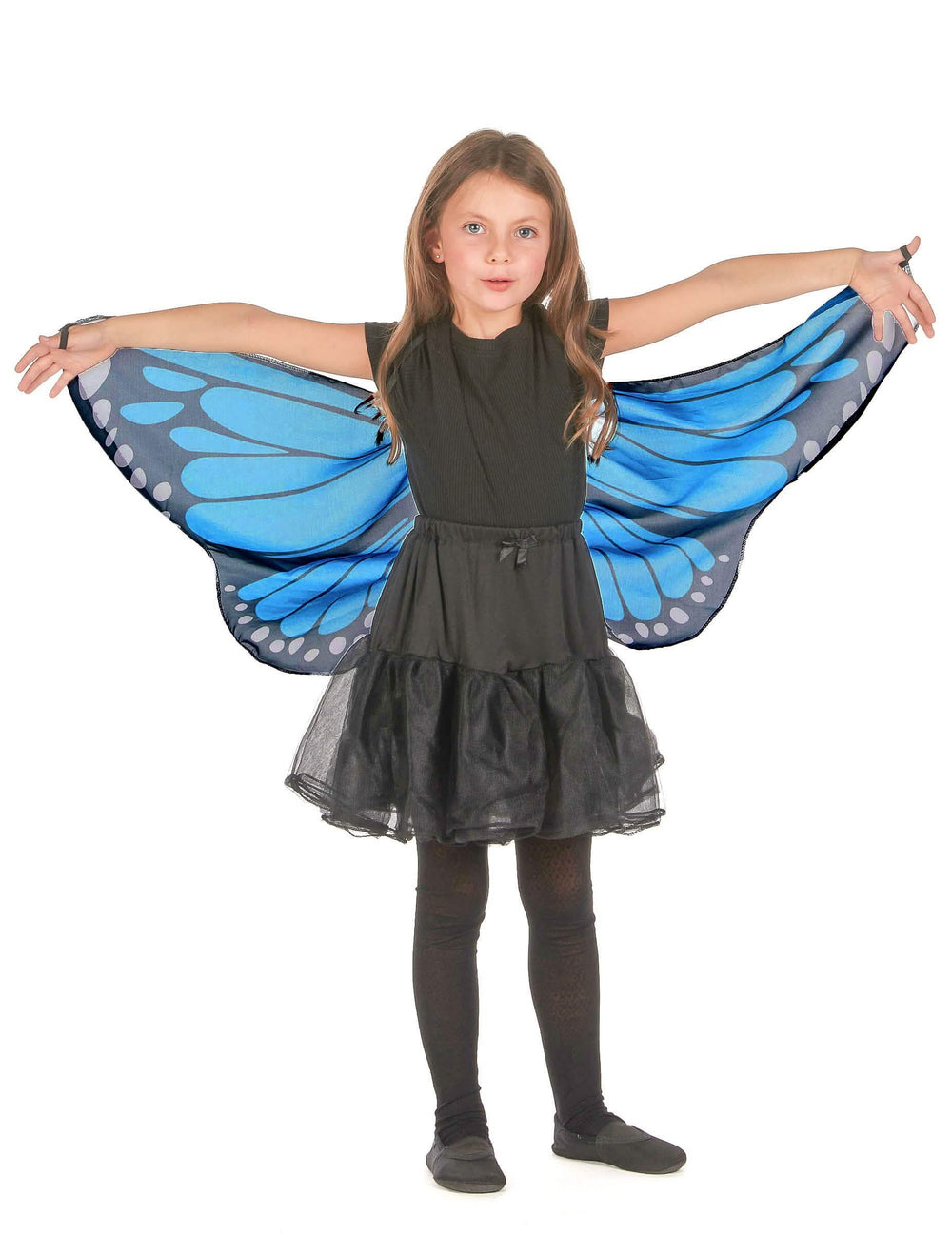 Ailes de papillon pour enfant bleue et noire