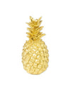 Ananas décoratif en résine thème jungle pour décoration de fête doré