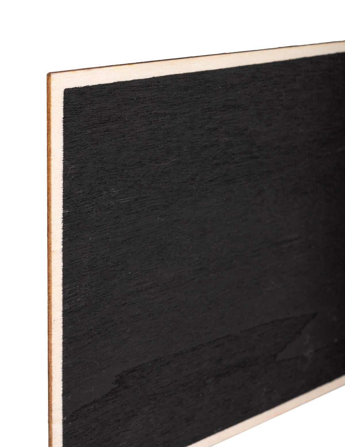 Detalle de la textura de madera de la pizarra clásica de boda