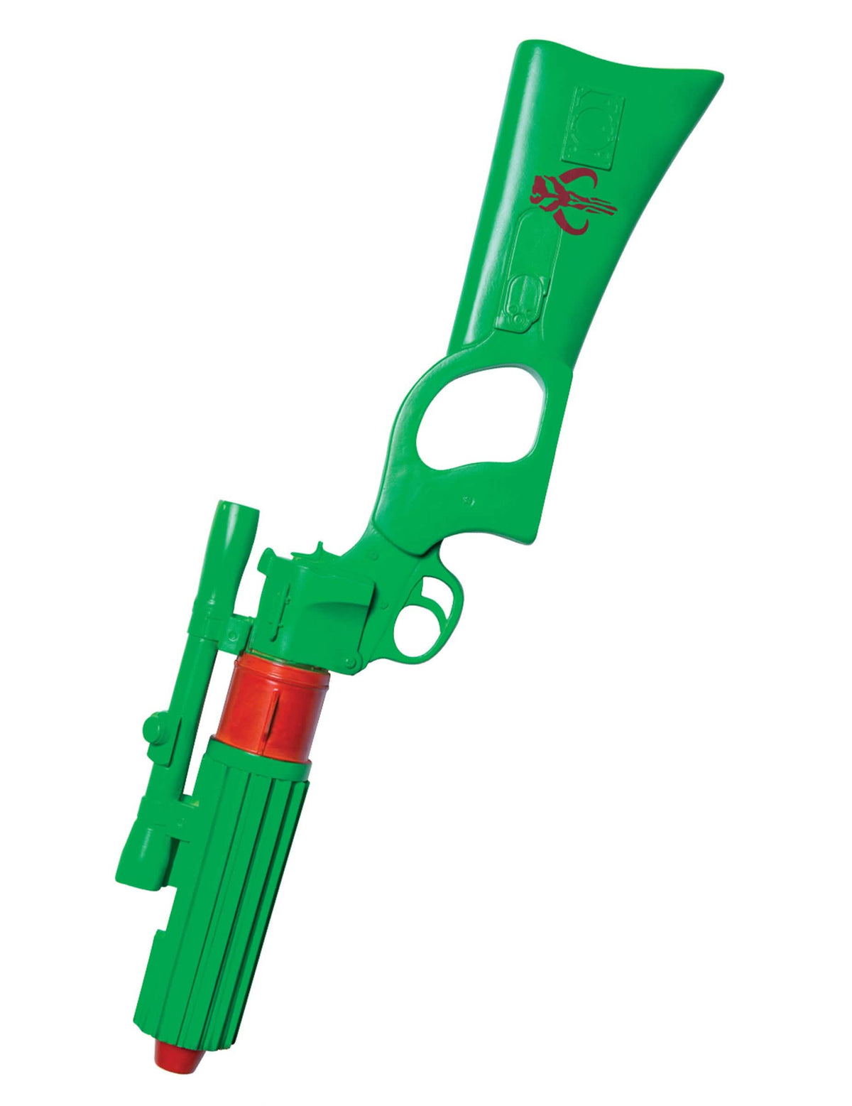 Pistola de juguete blaster Boba Fett Star Wars para niño verde y naranja