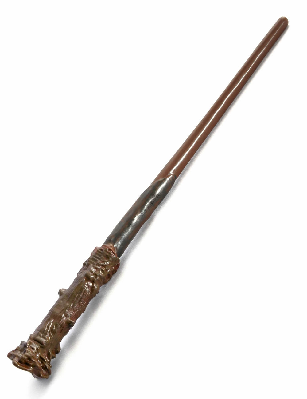 Baguette de lujo Harry Potter marrón imitación madera tallada