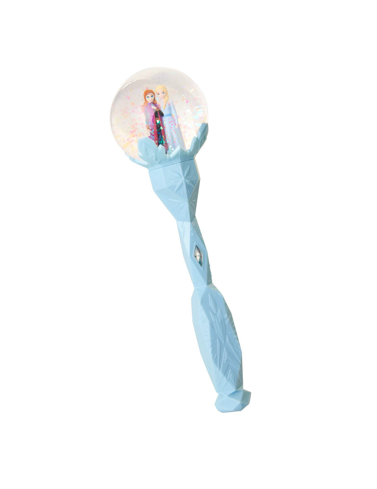 Baguette musical Frozen 2 para niña azul con bola de nieve Anna y Elsa