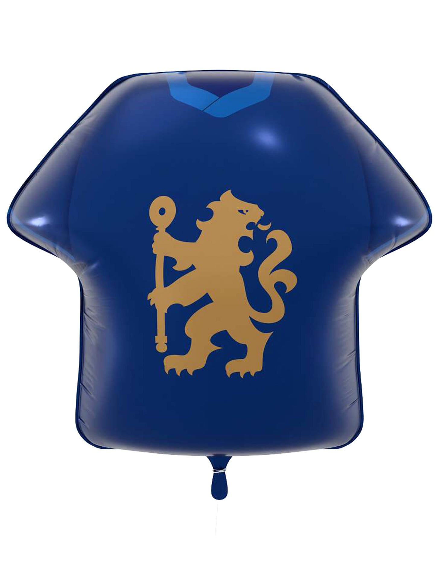Globo de aluminio azul en forma de camiseta del Chelsea Football Club 52 x 51 cm