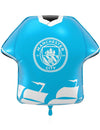 Globo de aluminio azul en forma de camiseta del Manchester City Football Club 52 x 51 cm