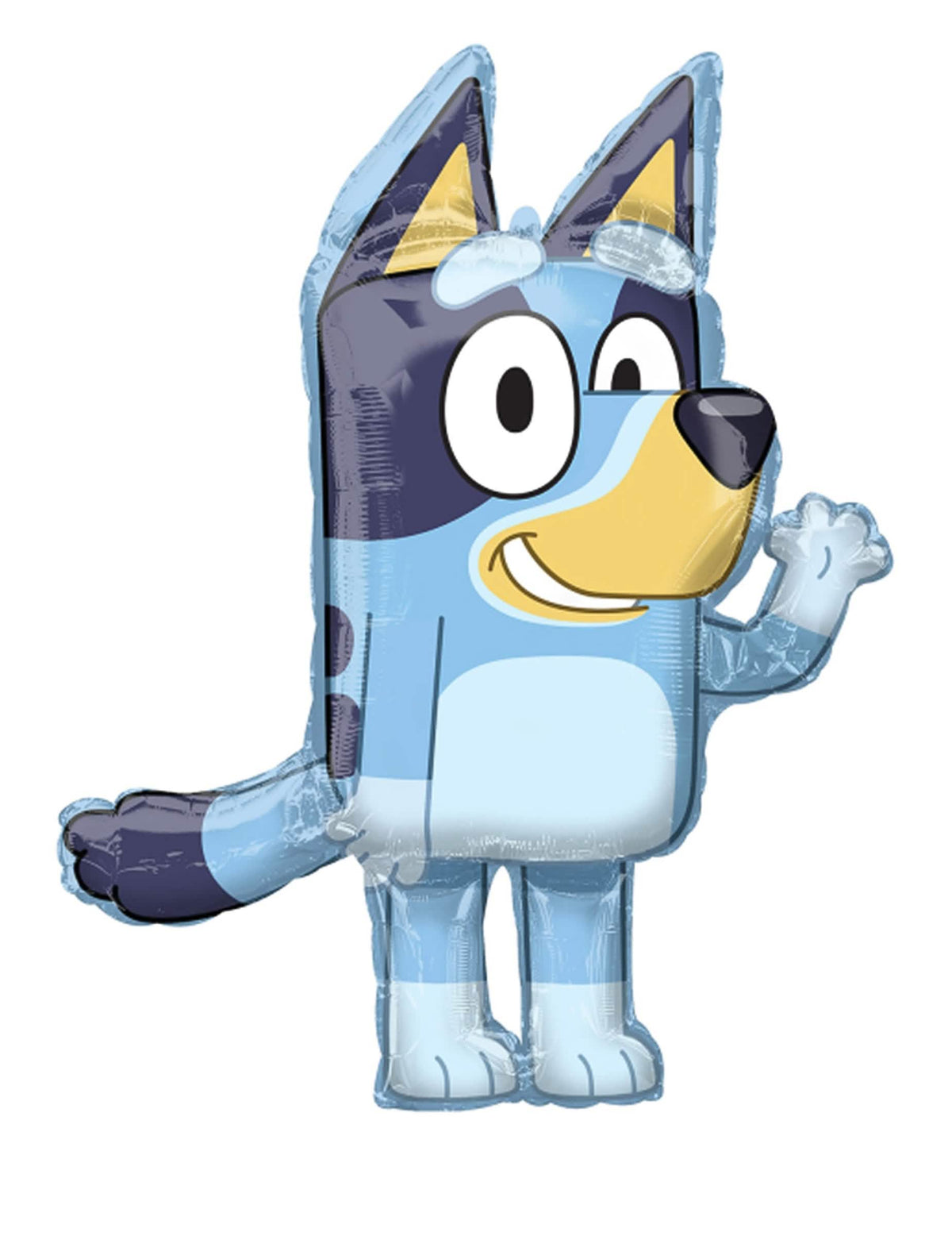Ballon aluminium Bluey pour enfant bleu