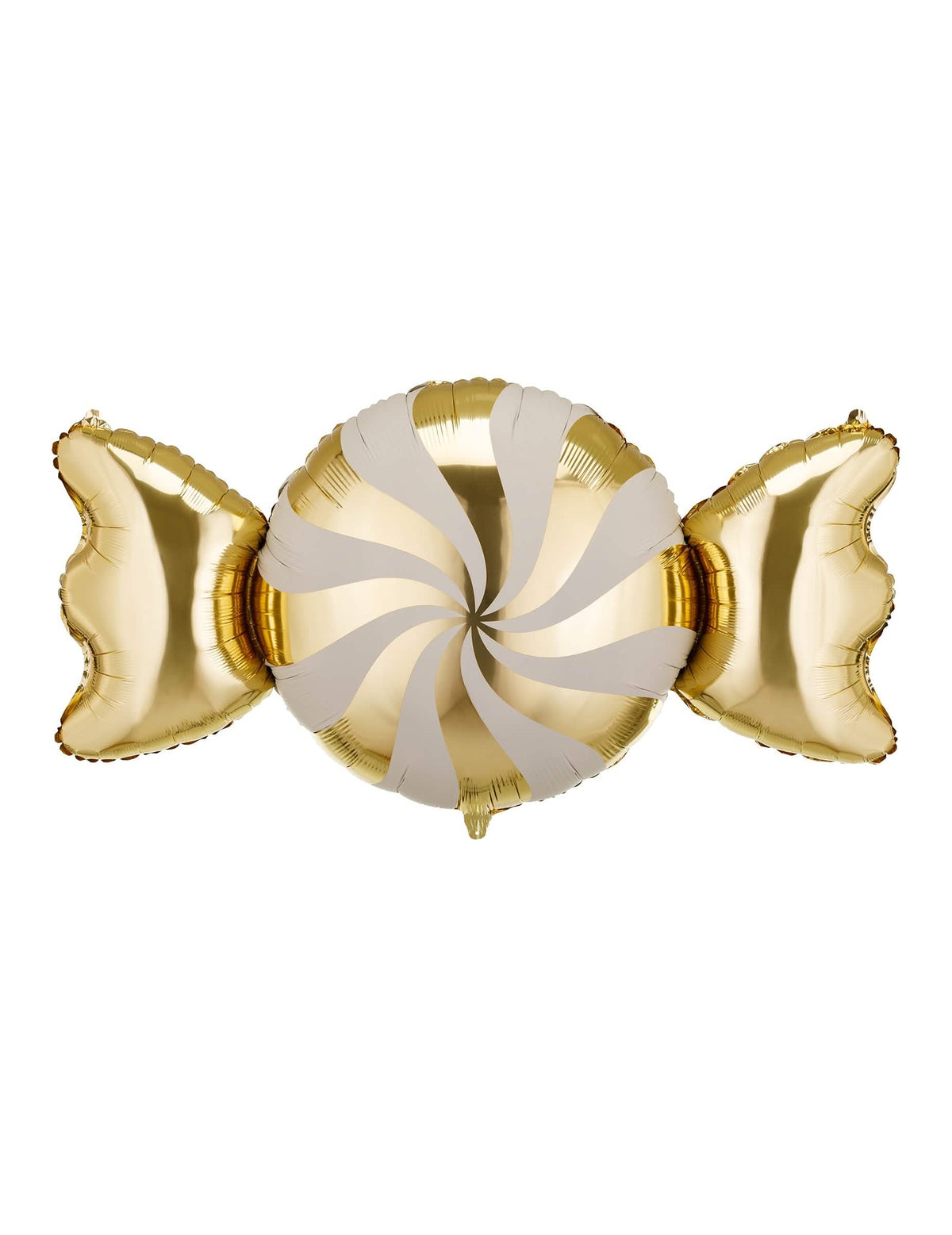 Globo de papel de aluminio Caramelo beige y dorado 113 x 54 cm