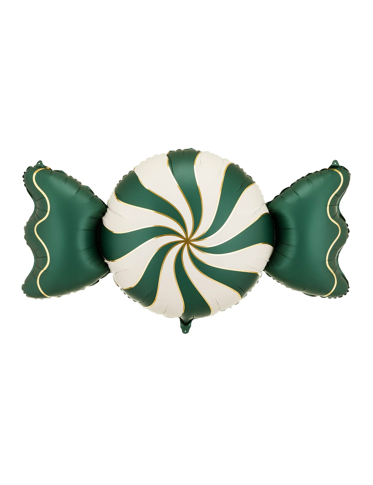 Globo de papel de aluminio Caramelo beige y verde 113 x 54 cm
