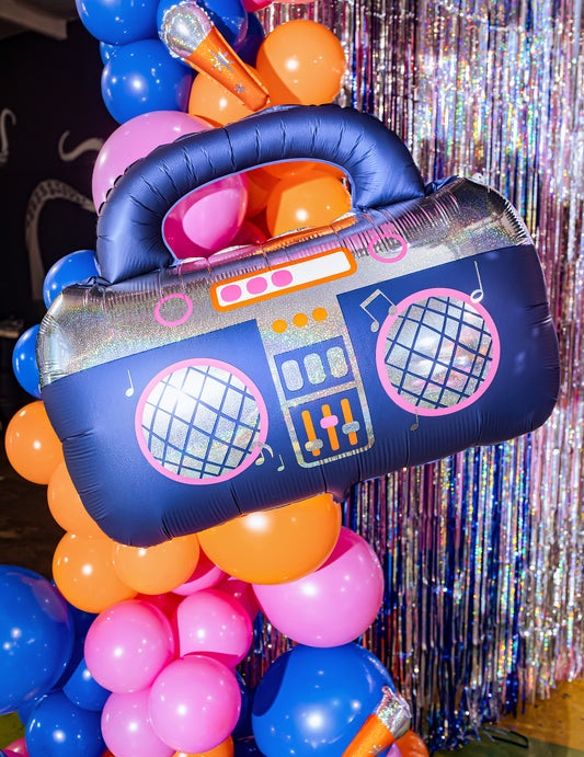 Globo de aluminio Boombox 98x70,5 cm