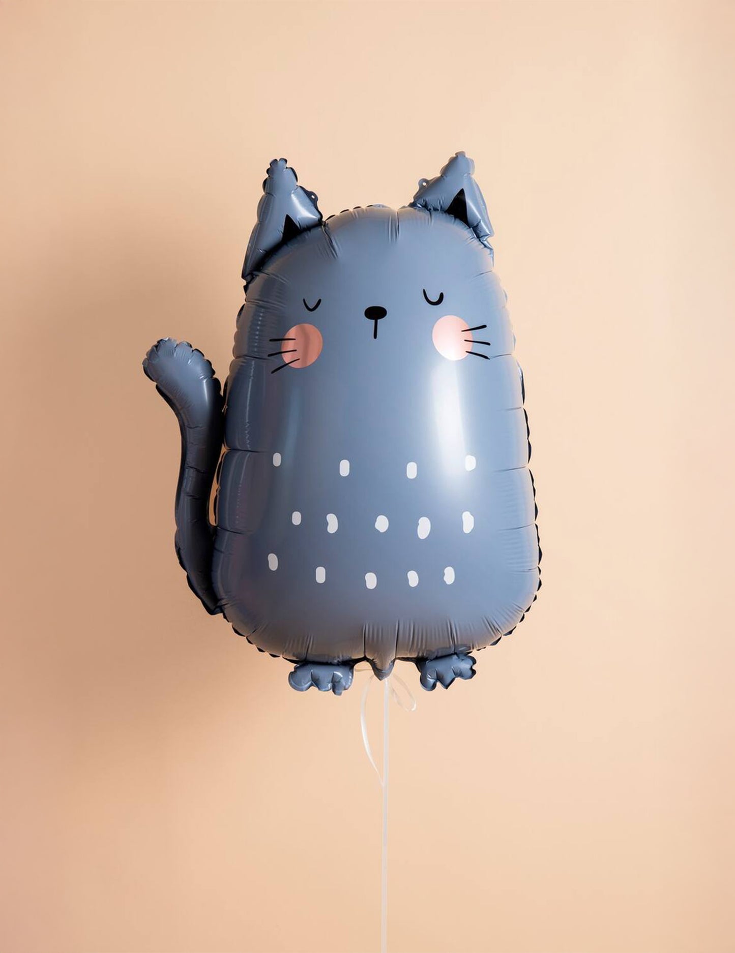 Globo de aluminio Gato gris 49 x 69 cm