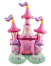 Globo de aluminio de pie castillo de princesa 65 x 90 cm