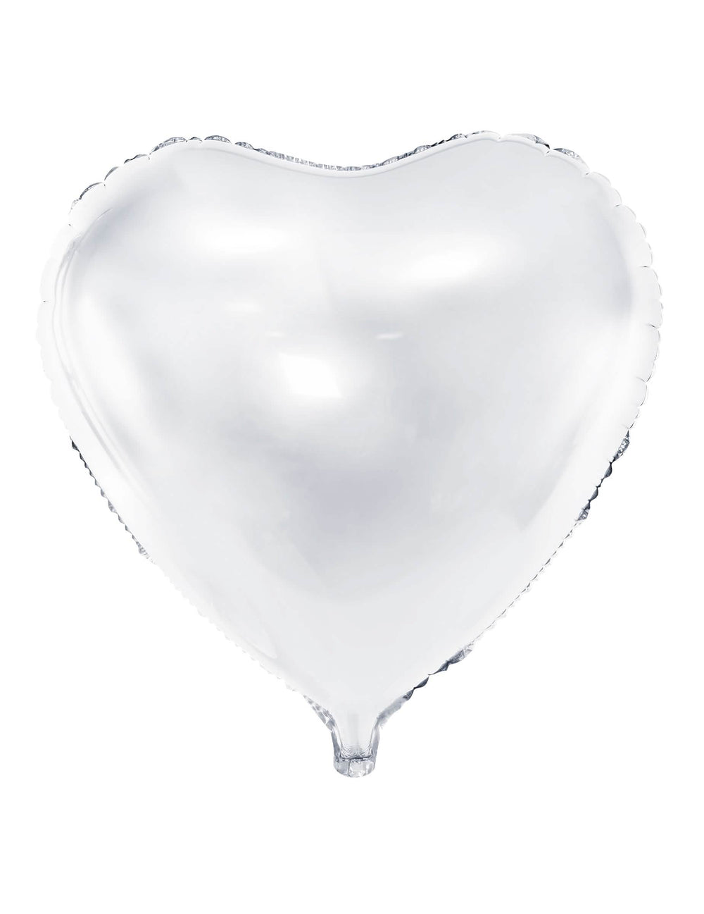 Globo de aluminio en forma de corazón para fiesta blanco carry me con helio
