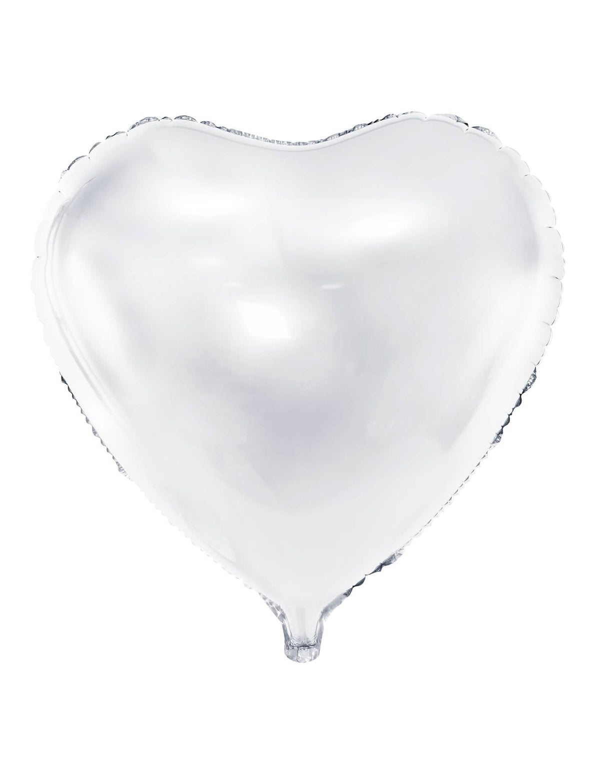Globo de aluminio en forma de corazón para fiesta blanco carry me con helio