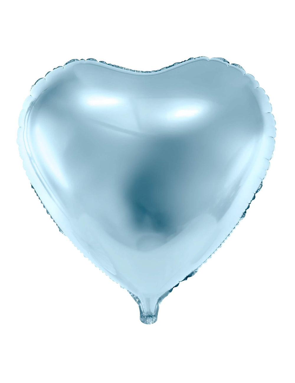 Globo de aluminio corazón azul claro