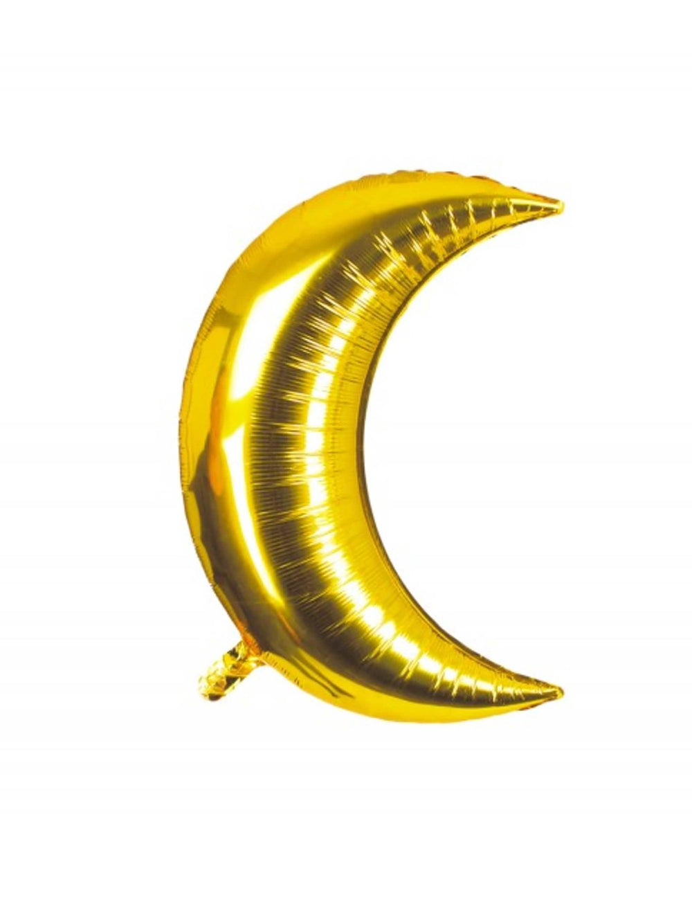 Ballon aluminium croissant de lune pour fête doré