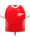 Globo de aluminio con forma de camiseta del Arsenal Football Club