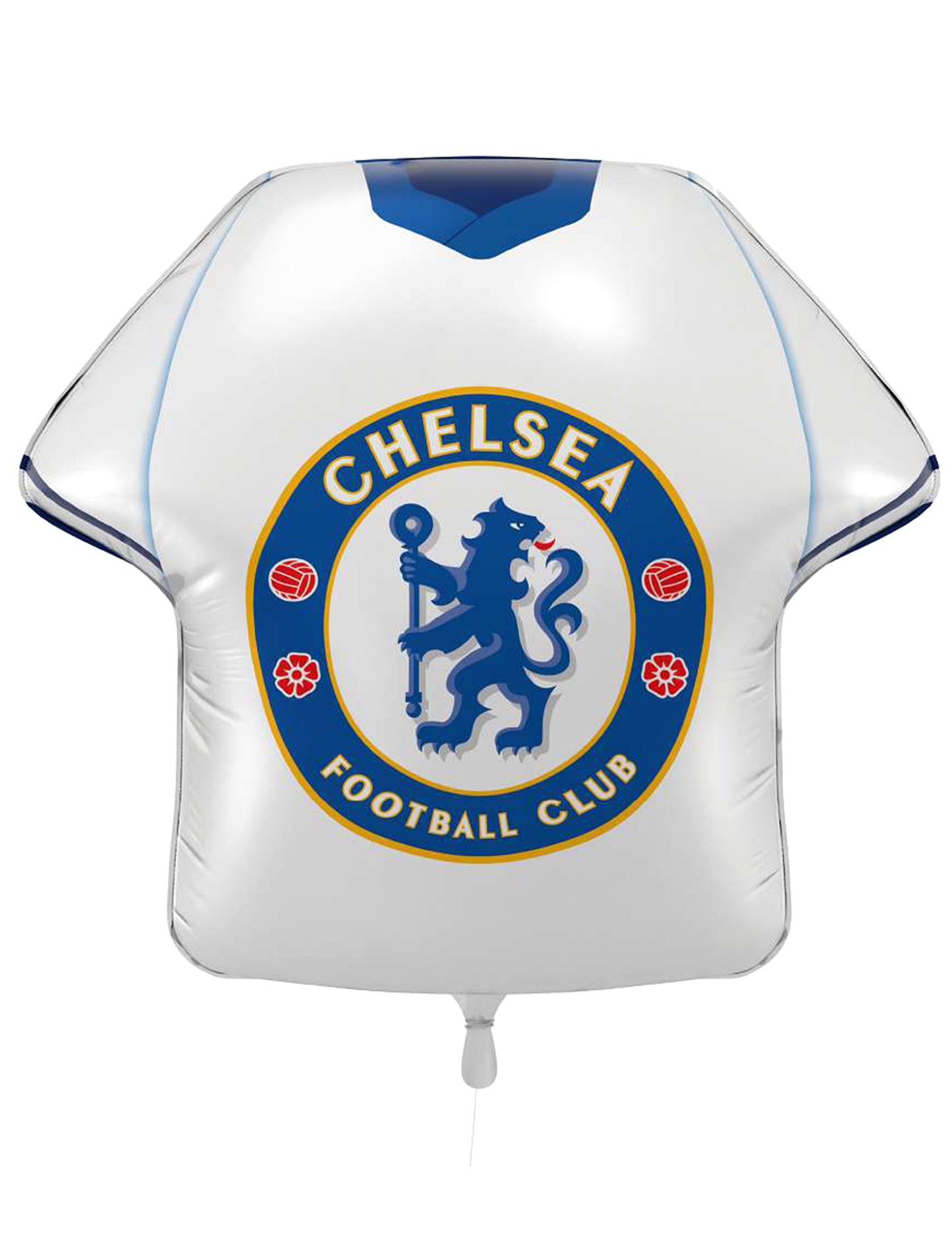 Globo de aluminio en forma de camiseta del Chelsea Football Club 52 x 51 cm