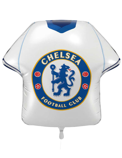 Globo de aluminio en forma de camiseta del Chelsea Football Club 52 x 51 cm