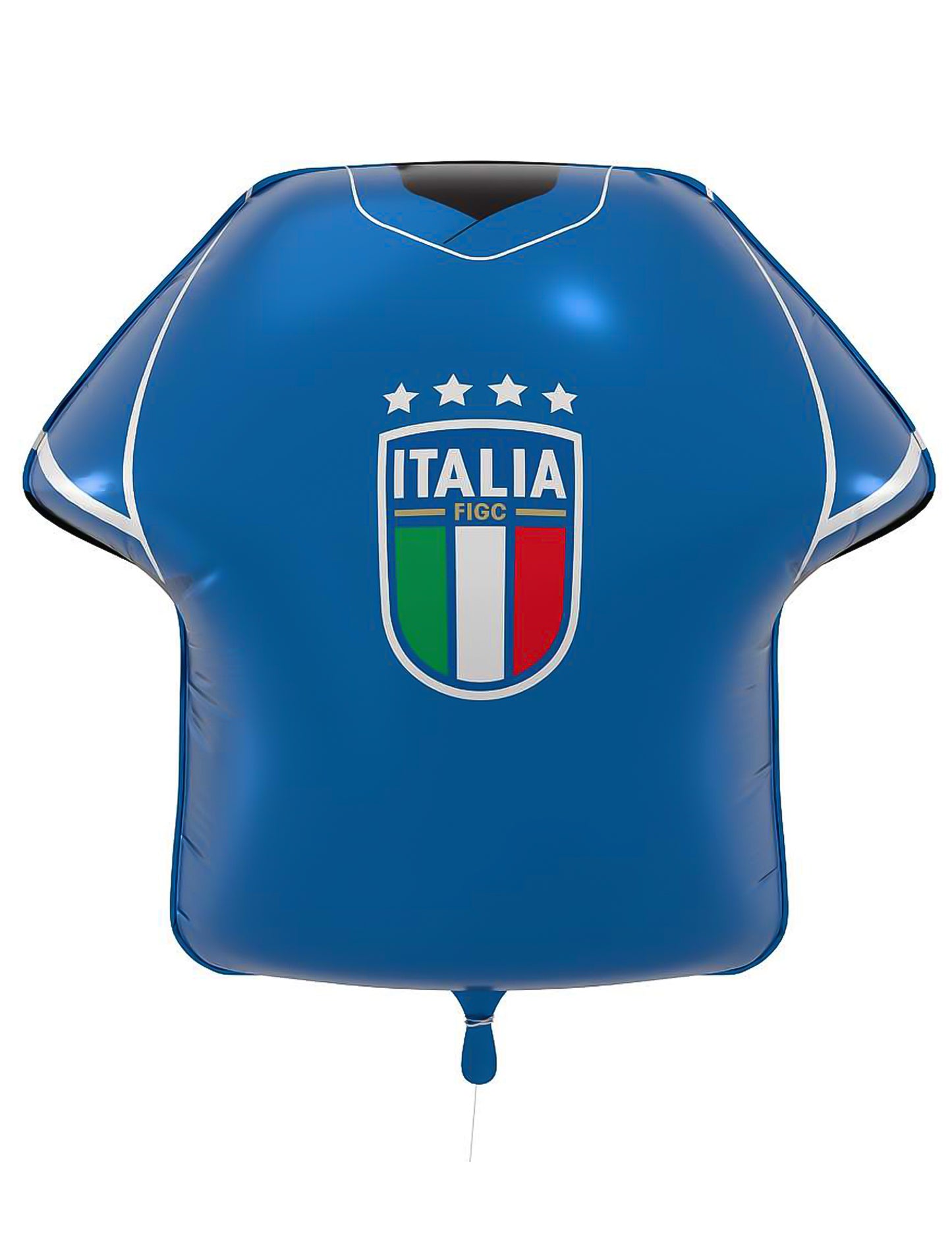 Globo de aluminio en forma de camiseta Federación Italiana de Fútbol