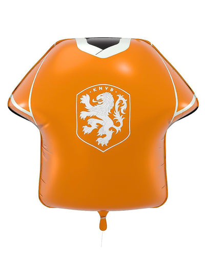 Globo de aluminio en forma de camiseta Federación Neerlandesa de Fútbol
