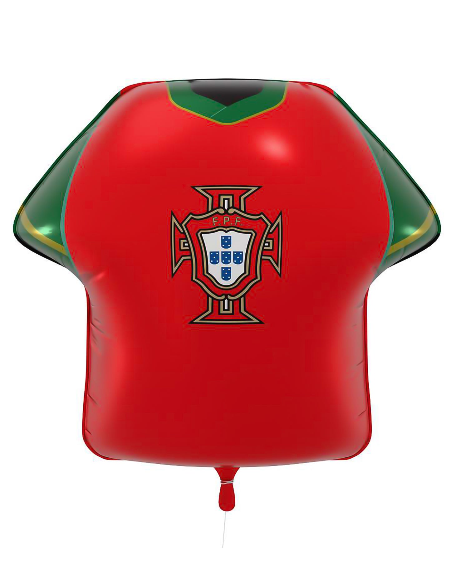Globo de aluminio con forma de camiseta Federación Portuguesa de Fútbol