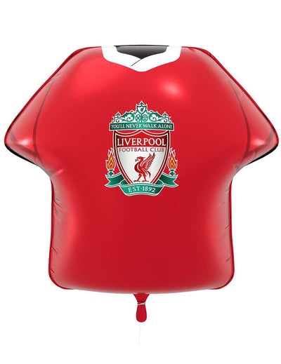Globo de aluminio con forma de camiseta del Liverpool Football Club 52 x 51 cm