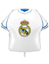 Globo de aluminio con forma de camiseta Real Madrid CF