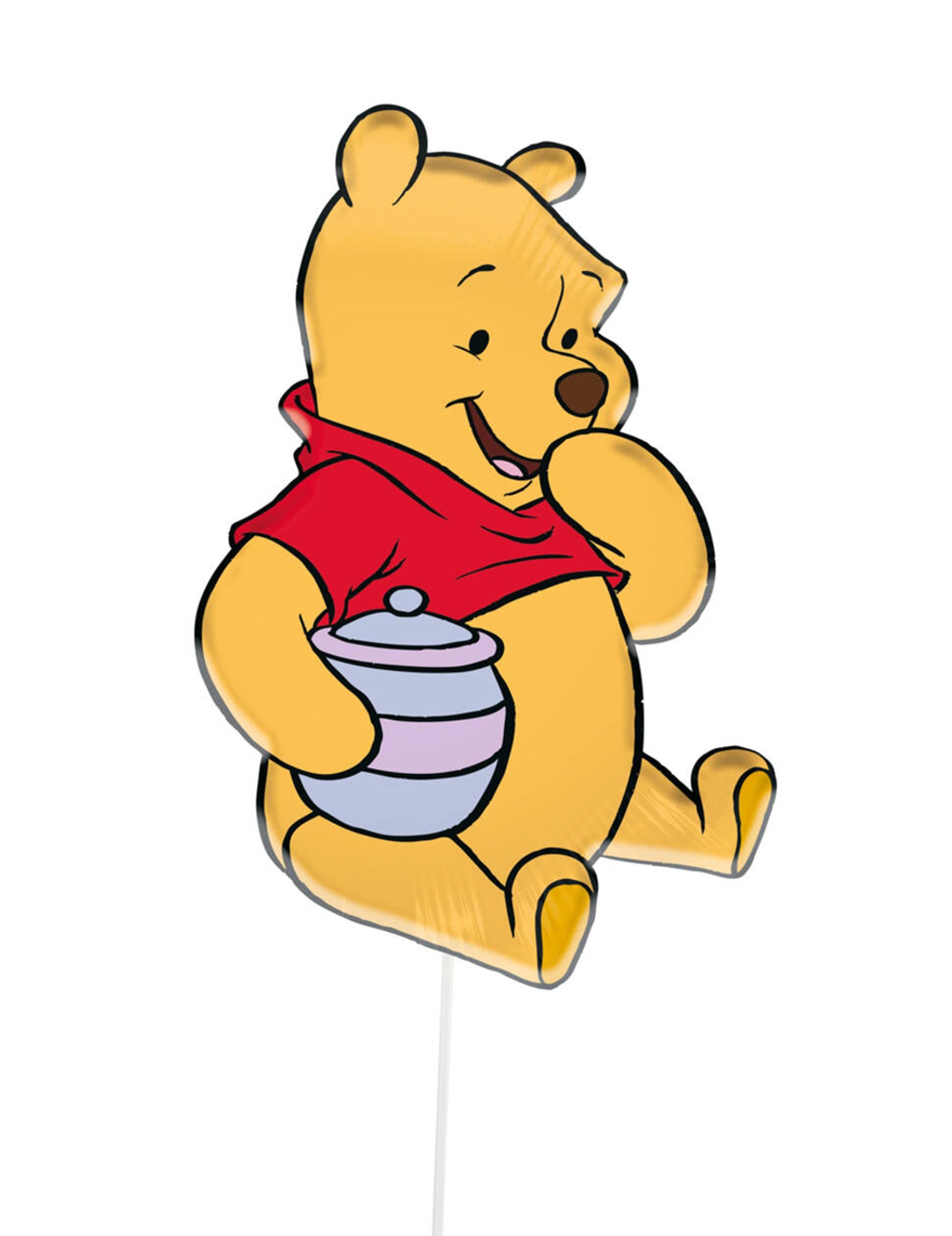 Globo de aluminio con forma de Winnie the Pooh™ 21 x 38 cm