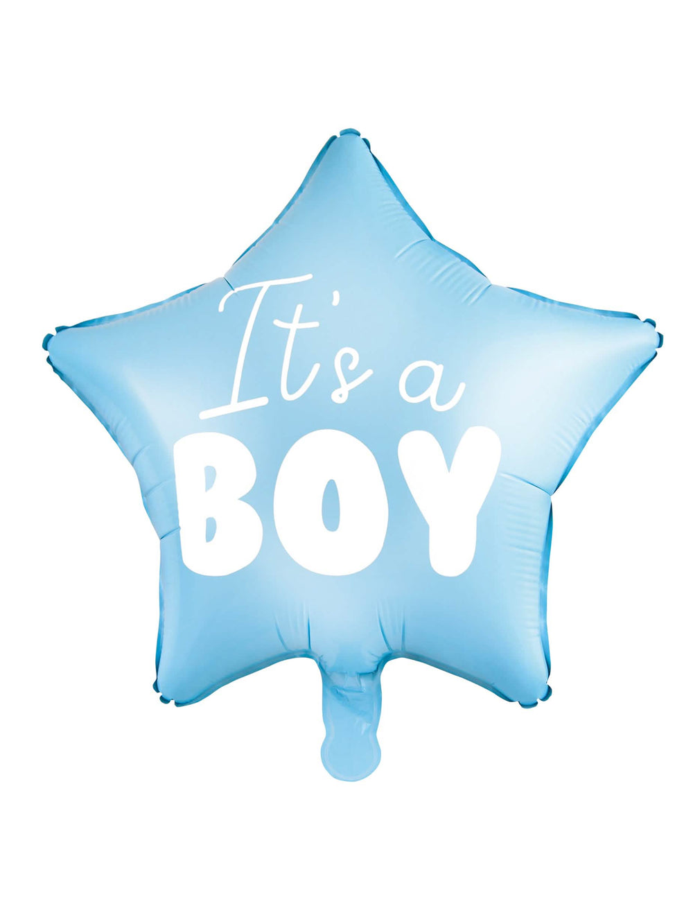 Globo de aluminio estrella it's a boy para baby shower azul
