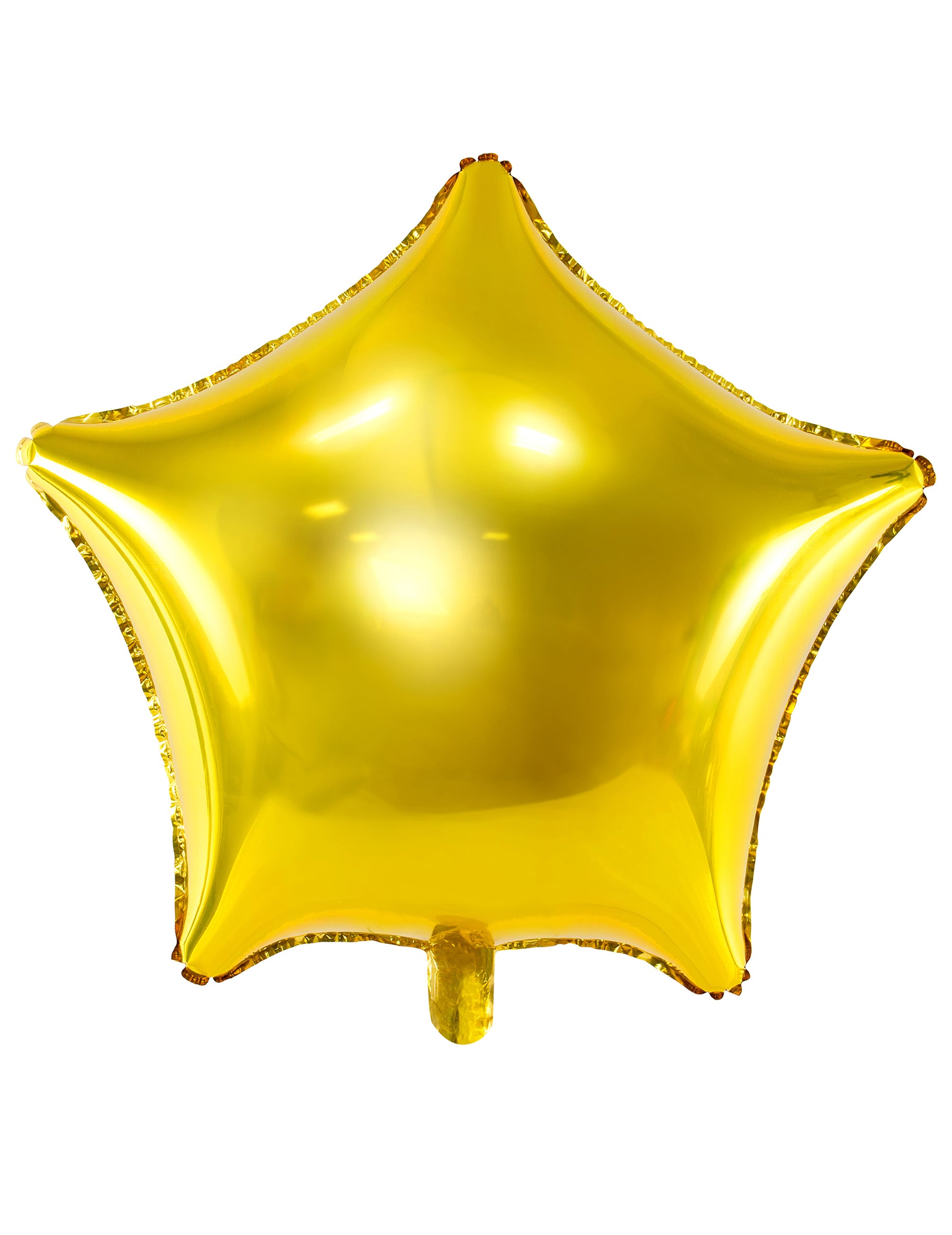 Ballon aluminium étoile pour décoration de fête dorée